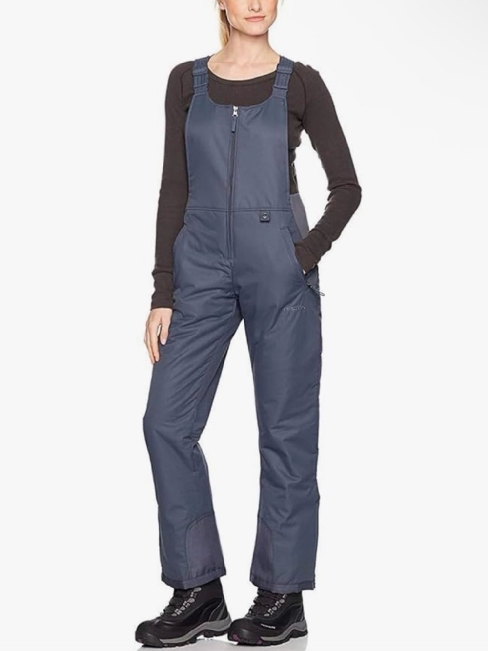 ARCTIX Essential Insulated Bib Overalls in Grey/Blue Size Large/31L NWT